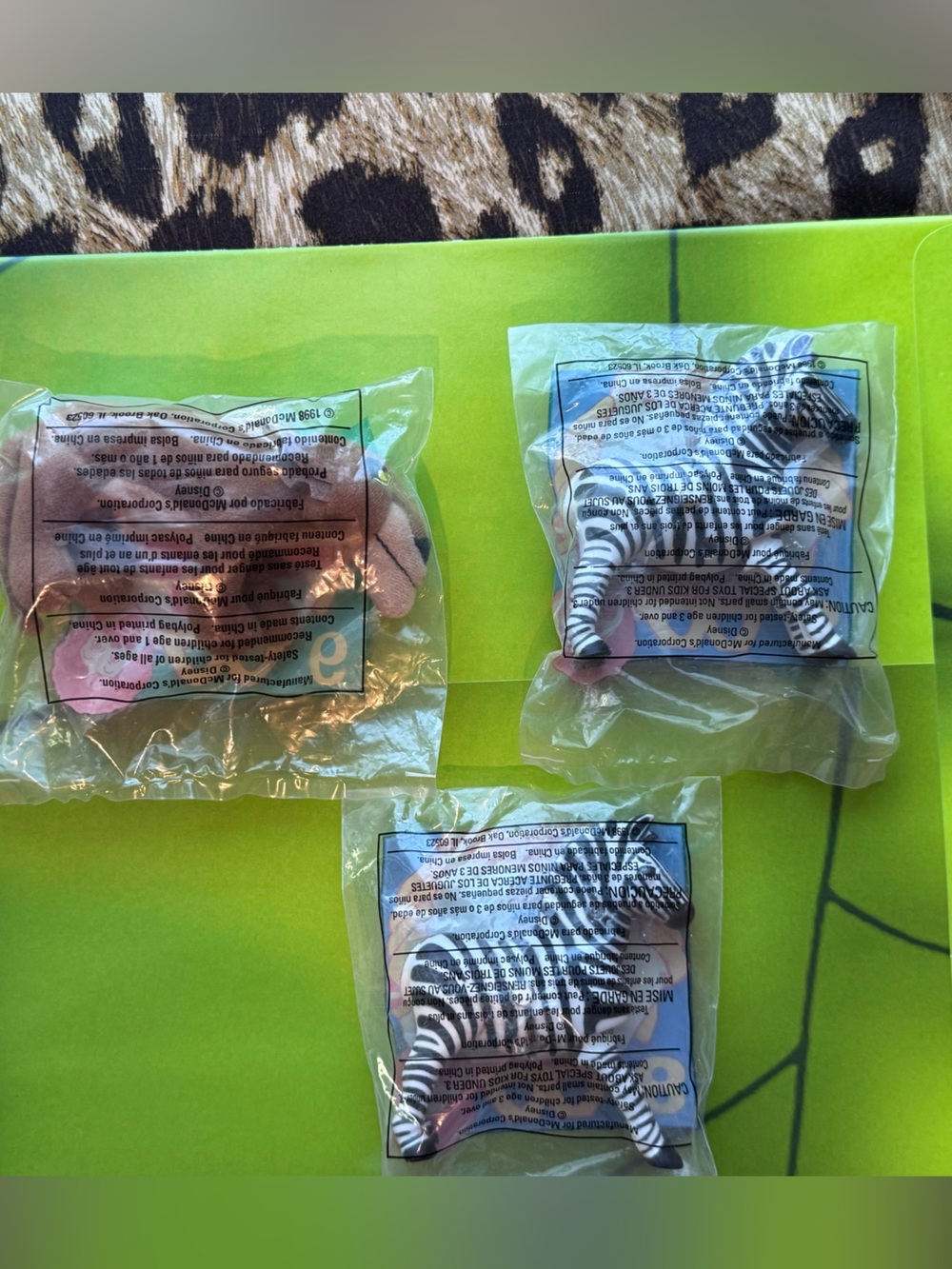 Vintage 1998 McDonald's Happy Meal Plush Toy 3 Pack! - Picture 2 of 6